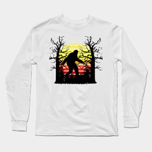 Funny Bigfoot and Sasquatch T Shirts Long Sleeve T-Shirt